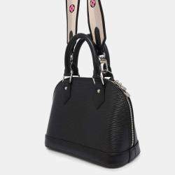 Louis Vuitton Noir Epi Leather Alma BB Bag