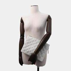 Louis Vuitton White Lambskin Coussin PM Bag