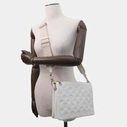 Louis Vuitton White Lambskin Coussin PM Bag