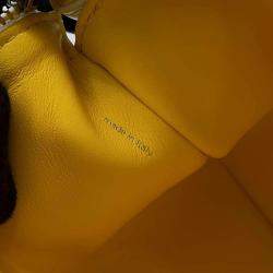 Louis Vuitton White Lambskin Coussin PM Bag
