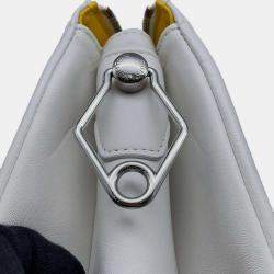 Louis Vuitton White Lambskin Coussin PM Bag