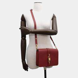 Louis Vuitton Red Calf Leather Rendezvous  Bag