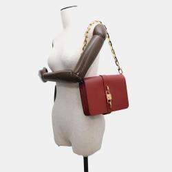 Louis Vuitton Red Calf Leather Rendezvous  Bag