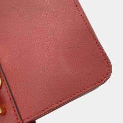 Louis Vuitton Red Calf Leather Rendezvous  Bag