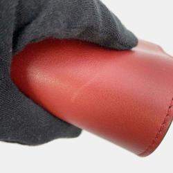 Louis Vuitton Red Calf Leather Rendezvous  Bag