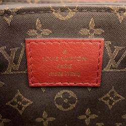 Louis Vuitton Red Calf Leather Rendezvous  Bag