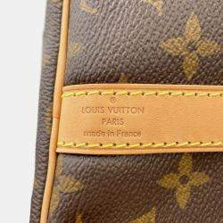  Louis Vuitton Brown Monogram Speedy Bandouliere 30 Bag