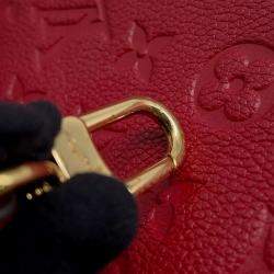 Louis Vuitton Red Monogram Empreinte Leather Speedy Bandouliere 20 Bag