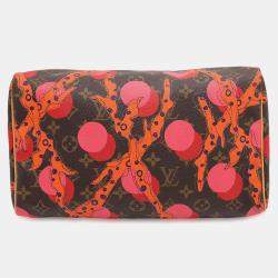 Louis Vuitton Brown/Red Monogram Monogram Ramage Speedy 30 Bag