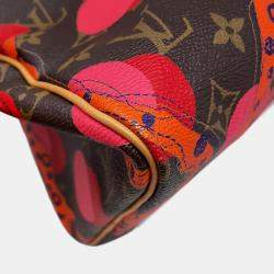 Louis Vuitton Brown/Red Monogram Monogram Ramage Speedy 30 Bag