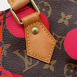 Louis Vuitton Brown/Red Monogram Monogram Ramage Speedy 30 Bag