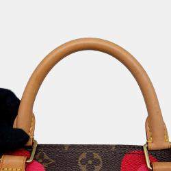 Louis Vuitton Brown/Red Monogram Monogram Ramage Speedy 30 Bag