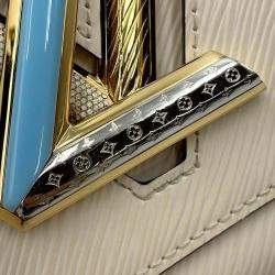 Pre Owned Louis Vuitton Ivory Epi Leather Twist MM Bag