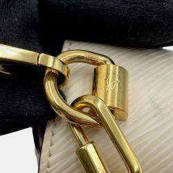 Pre Owned Louis Vuitton Ivory Epi Leather Twist MM Bag