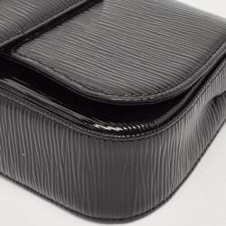 Pre Owned Louis Vuitton Black Electric Epi Leather Sobe Clutch