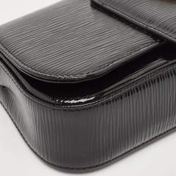Pre Owned Louis Vuitton Black Electric Epi Leather Sobe Clutch