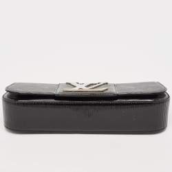 Pre Owned Louis Vuitton Black Electric Epi Leather Sobe Clutch