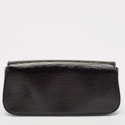 Pre Owned Louis Vuitton Black Electric Epi Leather Sobe Clutch