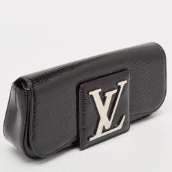 Pre Owned Louis Vuitton Black Electric Epi Leather Sobe Clutch