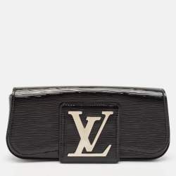 Pre Owned Louis Vuitton Black Electric Epi Leather Sobe Clutch