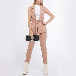 Pre Owned Louis Vuitton Black Electric Epi Leather Sobe Clutch