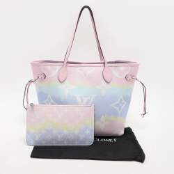 Louis Vuitton Pastel Tie Dye Monogram Canvas Neverfull Escale MM Bag
