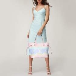 Louis Vuitton Pastel Tie Dye Monogram Canvas Neverfull Escale MM Bag