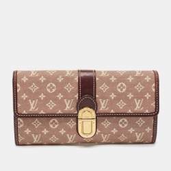 Louis Vuitton Sepia Monogram Idylle Canvas and Leather Sarah Wallet