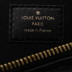 Pre Owned Louis Vuitton Black Monogram Leather Bubblegram Papillon BB Bag