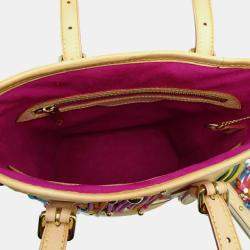 Louis Vuitton White Monogram Canvas Bucket Tote Bag