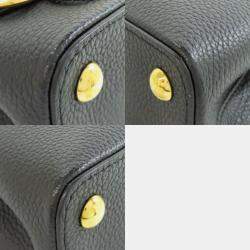 Louis Vuitton Black Leather Capucines BB Handbag