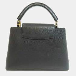 Louis Vuitton Black Leather Capucines BB Handbag