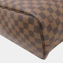 Louis Vuitton Brown Damier Ebene Canvas Neverfull MM Tote Bag
