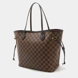 Louis Vuitton Brown Damier Ebene Canvas Neverfull MM Tote Bag