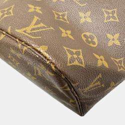 Louis Vuitton Brown Monogram Canvas Neverfull MM Tote Bag
