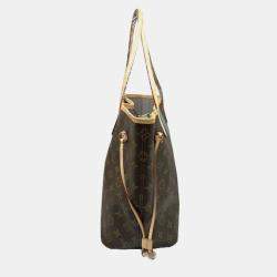 Louis Vuitton Brown Monogram Canvas Neverfull MM Tote Bag
