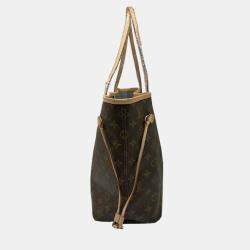 Louis Vuitton Brown Monogram Canvas Neverfull MM Tote Bag