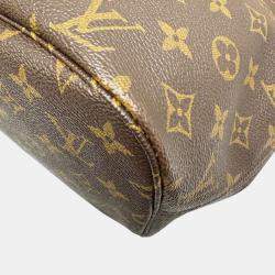 Louis Vuitton Brown Monogram Canvas Neverfull MM Tote Bag