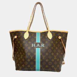 Louis Vuitton Brown Monogram Canvas Neverfull MM Tote Bag
