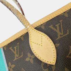 Louis Vuitton Brown Monogram Canvas Neverfull MM Tote Bag