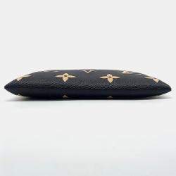 Pre Owned Louis Vuitton Black Leather Empreinte Daily Clutch bag