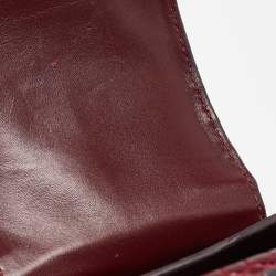 Pre Owned Louis Vuitton Bordeaux Alligator Mini Capucines Bag