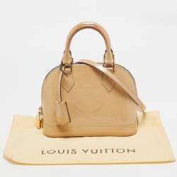 Pre Owned Louis Vuitton Dune Monogram Vernis Alma BB Bag
