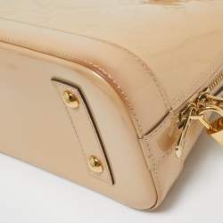 Pre Owned Louis Vuitton Dune Monogram Vernis Alma BB Bag