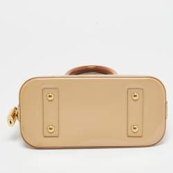 Pre Owned Louis Vuitton Dune Monogram Vernis Alma BB Bag