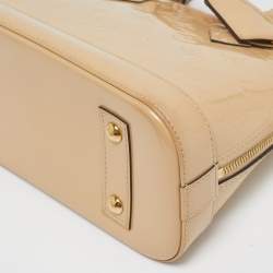 Pre Owned Louis Vuitton Dune Monogram Vernis Alma BB Bag