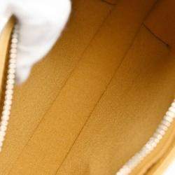 Pre Owned Louis Vuitton Beige Monogram Mat Leather Fowler Handbag