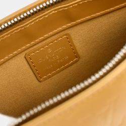 Pre Owned Louis Vuitton Beige Monogram Mat Leather Fowler Handbag