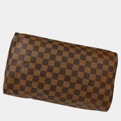 Pre Owned Louis Vuitton Brown Damier Ebene Canvas Speedy 30 Handbag