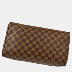 Pre Owned Louis Vuitton Brown Damier Ebene Canvas Speedy 30 Handbag